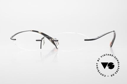 Bugatti 356 Odotype Randlose Designerbrille Rar, ORIGINAL high-tech Bugatti Brillenfasssung, Passend für Herren