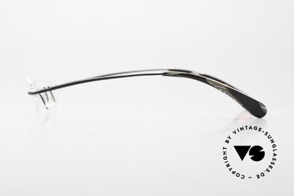 Bugatti 356 Odotype Randlose Designerbrille Rar, sehr spezielle Glasform; RANDLOS eingefasst, Passend für Herren