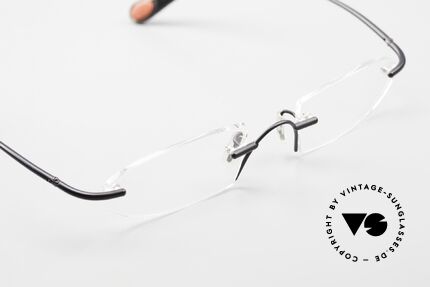 Bugatti 356 Odotype Randlose Designerbrille Rar, Modell als Brille oder Sonnenbrille verglasbar, Passend für Herren