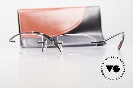 Bugatti 356 Odotype Randlose Designerbrille Rar, Größe: large, Passend für Herren