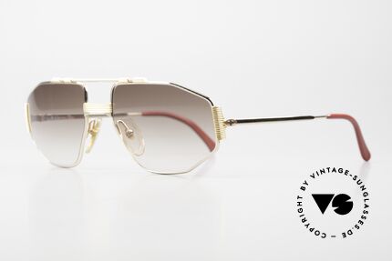 Christian Dior 2516 Markante Herrenbrille 1986, meisterlich gefertigtes Gestell (HART-VERGOLDET), Passend für Herren