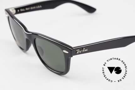 Ray Ban Wayfarer XS Sehr Seltene Kleine Variante, mit legendären B&L G15 Qualitätsgläser; 100% UV, Passend für Herren und Damen