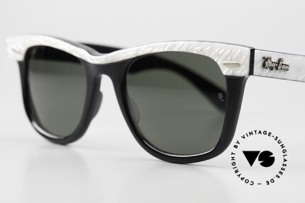 Ray Ban Wayfarer XS Sonnenbrille für Kleine Köpfe, mit legendären B&L G15 Qualitätsgläser; 100% UV, Passend für Herren und Damen