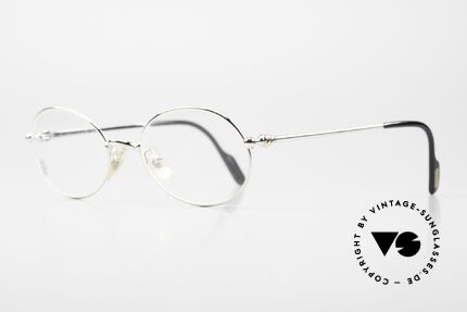 Cartier Saturne - M Platin-Plattierte Fassung 90er, Saturn = römische Gottheit & Planet d. Sonnensystems, Passend für Herren und Damen