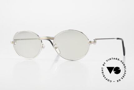 Cartier Saint Honore Ovale Luxus Sonnenbrille 90er Details