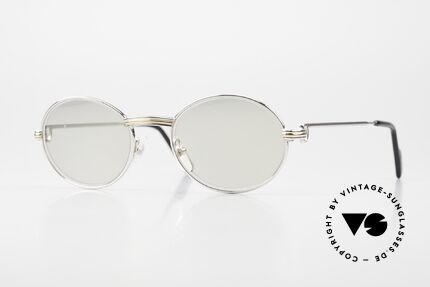 Cartier Saint Honore - S Ovale Luxus Sonnenbrille 90er Details