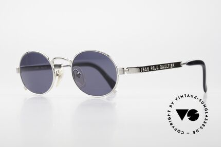 Jean Paul Gaultier 56-1173 Made in Japan Brille Von 1996, herausragende Qualität silber-chrome (made in Japan), Passend für Herren