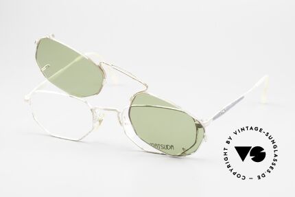 Matsuda 2866 90er Vintage Brille mit Patina, ungetragenes Einzelstück für Qualitäts-Liebhaber, Passend für Herren und Damen