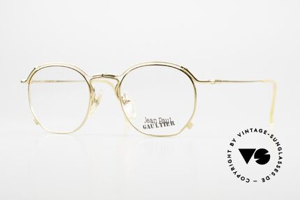 Jean Paul Gaultier 55-2171 Vergoldete Designerbrille Details