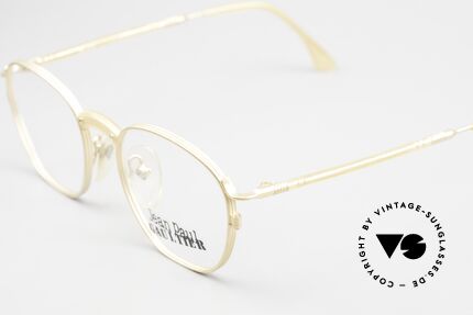 Jean Paul Gaultier 55-1271 Vergoldete Vintage Brille 90er, unbenutzt (wie alle unsere vintage JPG Titan-Rahmen), Passend für Herren und Damen