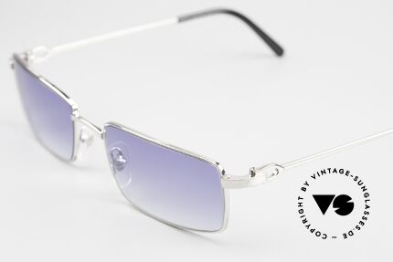 Cartier River Platin Luxus Brille Eckig, 2nd hand im neuwertigen Zustand mit neuer OVP, Passend für Herren