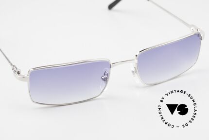 Cartier River Platin Luxus Brille Eckig, KEINE RETRO Cartier Brille; ein Original von 2006, Passend für Herren