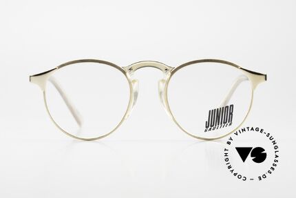 Jean Paul Gaultier 57-0174 90er Pantobrille Vergoldet, klassische Pantoform veredelt als Designerstück, Passend für Herren und Damen
