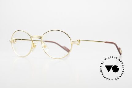 Cartier Saint Honore - S 22kt Vergoldete Fassung, ungetragenes Exemplar mit orig. Cartier Verpackung, Passend für Herren und Damen