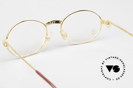Cartier Saint Honore - S 22kt Vergoldete Fassung, noch mit orig. Demoscheiben (ein echtes Sammlerstück), Passend für Herren und Damen