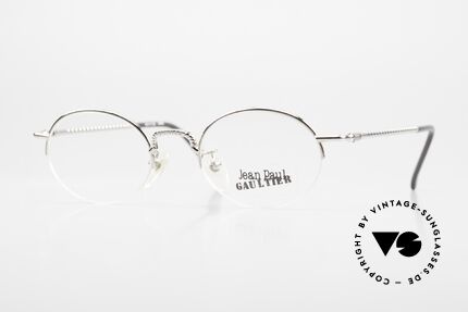 Jean Paul Gaultier 55-7104 Kleine Ovale Brille 90er Details