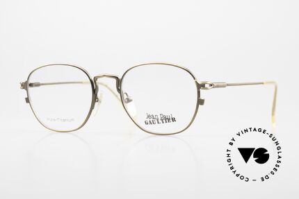 Jean Paul Gaultier 55-3182 Rare 90er Designer Brille Details