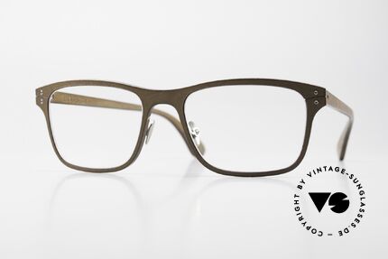 Lucas de Stael Minotaure Thin 02 Herrenbrille Mit Leder, LUCAS de STAËL, Minotaure MT02, Gr. 51/20, col 20, Passend für Herren