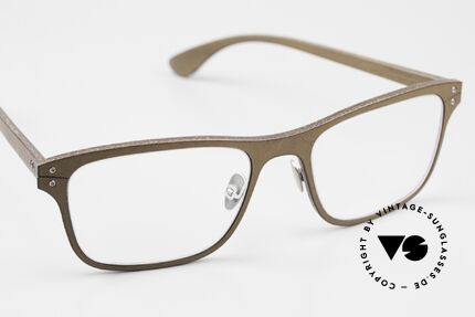 Lucas de Stael Minotaure Thin 02 Herrenbrille Mit Leder, ungetragen von 2017; Lieferung in einem de Staël Etui, Passend für Herren