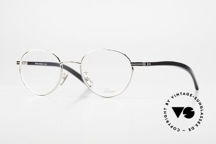 Lunor Prestige I A 03 Titanbrille Platin-Plattiert, edle LUNOR Prestige Brille: Vollrand Titanfassung, Passend für Herren und Damen
