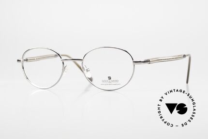 Gold & Wood 409 Luxus Holzbrille Platinum Details
