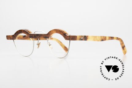 Bauhaus Brille Alte Brille Im Bauhaus Stil, eine echte Rarität aus den 1990er Jahren; Sammlerstück, Passend für Herren und Damen