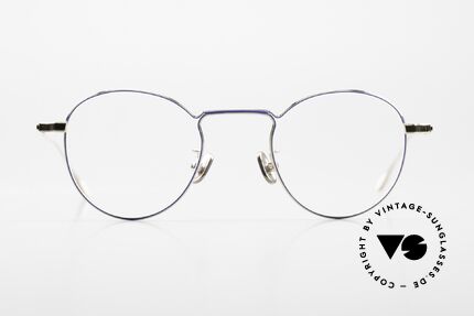 Yuichi Toyama Marcel Minimalistische Panto Brille, puristische Designer-Brille aus ß-Titanium; unisex, Passend für Herren und Damen