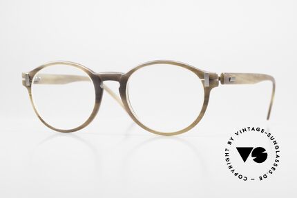 Hoffmann V7441 Understatement Luxusbrille, Hoffmann Natural Eyewear V7441 H40 matt GunM F04, Passend für Herren und Damen
