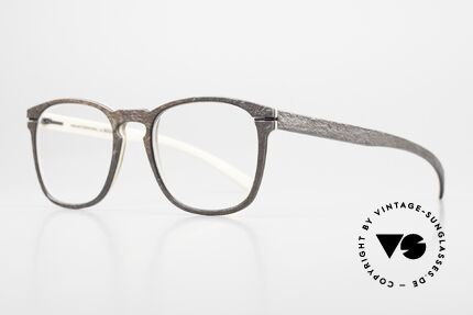 Hoffmann V7754 Naturbrille Made in Germany, aus den Naturmaterialien Schiefer und Holz gefertigt, Passend für Herren und Damen