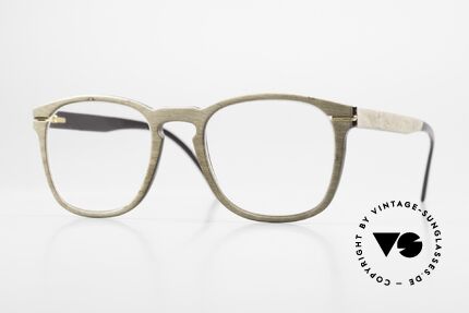 Hoffmann V7754 Naturhorn und Holz Brille Details