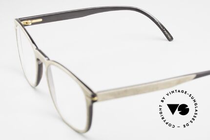 Hoffmann V7754 Naturhorn und Holz Brille, Größe: small, Passend für Herren und Damen