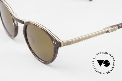 Matsuda 2811 Faltbare Panto-Sonnenbrille, verkörpert Lifestyle & Qualitätsanspruch gleichermaßen, Passend für Herren und Damen