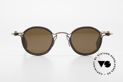 Tavat Pantos Steampunk Stil Sonnenbrille, SOUPCAN Collection in bronze/braun & grau/blau, Passend für Herren und Damen