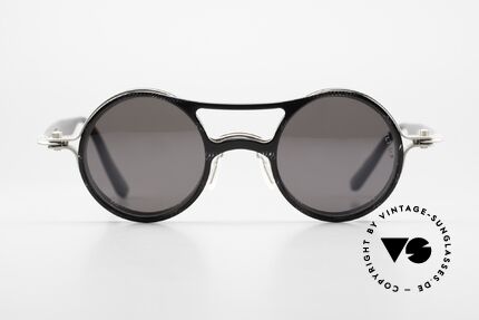 Tavat Round Mask Brille aus Familienbetrieb, SOUPCAN Collection in Palladium Sparkle Stripe, Passend für Herren und Damen