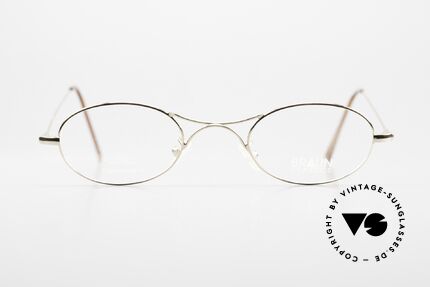 Braun Classics 201 Style Schubertbrille, im Stile der ca. 100 Jahre alten antiken Brillen, Passend für Herren und Damen