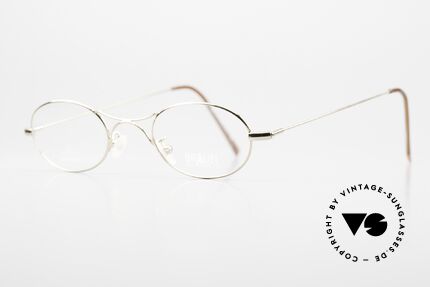 Braun Classics 201 Style Schubertbrille, eine Brille, wie sie so ähnlich Franz Schubert trug, Passend für Herren und Damen