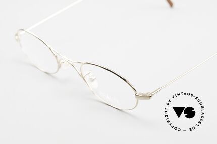 Braun Classics 201 Style Schubertbrille, zeitlos in Form und Qualität (vergoldete Fassung), Passend für Herren und Damen