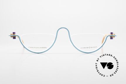 ProDesign 9904 Legendäre Lesebrille Unisex, vintage Aluminium Rahmen im Gail Spence Design, Passend für Herren und Damen