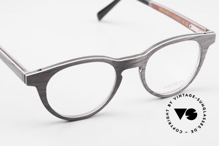 Gold & Wood Sirius 01 Panto Design Unisexbrille, ungetragen (wie alle unsere Gold&Wood Fassungen), Passend für Herren und Damen