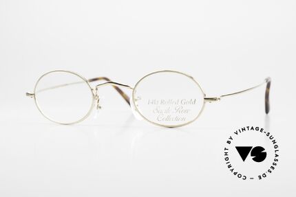 Savile Row Oval 38/24 14k Rolled Gold Rahmen, Oval 38/24: der absolute Klassiker von Savile Row, Passend für Herren und Damen
