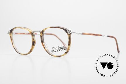 Jean Paul Gaultier 55-1272 Alte Vintage Brille No Retro, Rahmenteile sind hochwertig vernietet oder geschraubt, Passend für Herren und Damen