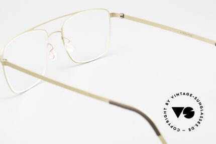 Lindberg 9595 Strip Titanium Vintage Designerbrille Men, die orig. DEMOgläser können beliebig getauscht werden, Passend für Herren