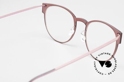 Lindberg 6559 NOW Vintage Designerbrille Damen, ungetragenes Designerstück mit original Lindberg Etui, Passend für Damen