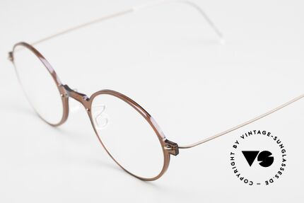 Lindberg 6508 NOW Vintage Designerbrille Unisex, hauchdünne semi-transparente Front: Leichtigkeit pur, Passend für Herren und Damen