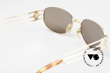 Jean Paul Gaultier 58-5108 Steampunk 90er Sonnenbrille, Größe: medium, Passend für Herren und Damen