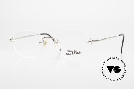 Jean Paul Gaultier 55-4671 Randlose JPG Designerbrille, 90er vintage Designer-Fassung von Jean Paul Gaultier, Passend für Herren und Damen Jean Paul Gaultier 55-4671 Randlose JPG Designerbrille, 90er vintage Designer-Fassung von Jean Paul Gaultier, Passend für Herren und Damen