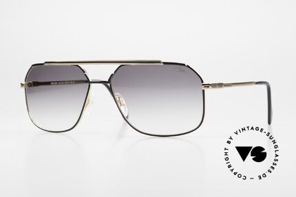 Cazal 9081 Designer Sonnenbrille Gold, Cazal Sonnenbrille, Modell 9081, Farbe 001; Gr. 62/16, Passend für Herren