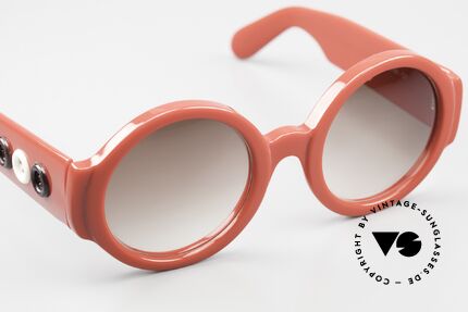 Patrick Kelly Pop Corn 01 80er Haute Couture Brille, er war der erste Ami der franz. Féd. Haute Couture, Passend für Damen