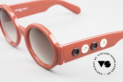 Patrick Kelly Pop Corn 01 80er Haute Couture Brille, ungetragenes Modell Popcorn (gehört in ein Museum), Passend für Damen