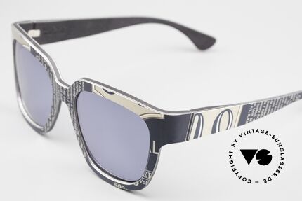 W-Eye YS102 Holzbrille aus Italien, ein Unikat - dank der verwendeten Naturmaterialien, Passend für Herren und Damen